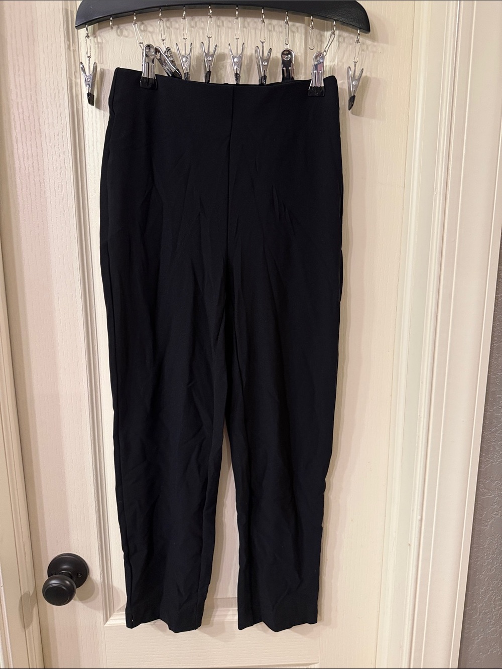 Boston Proper Black Slim Ankle Pants Women’s XXS Pull-On Stretch Career Casual